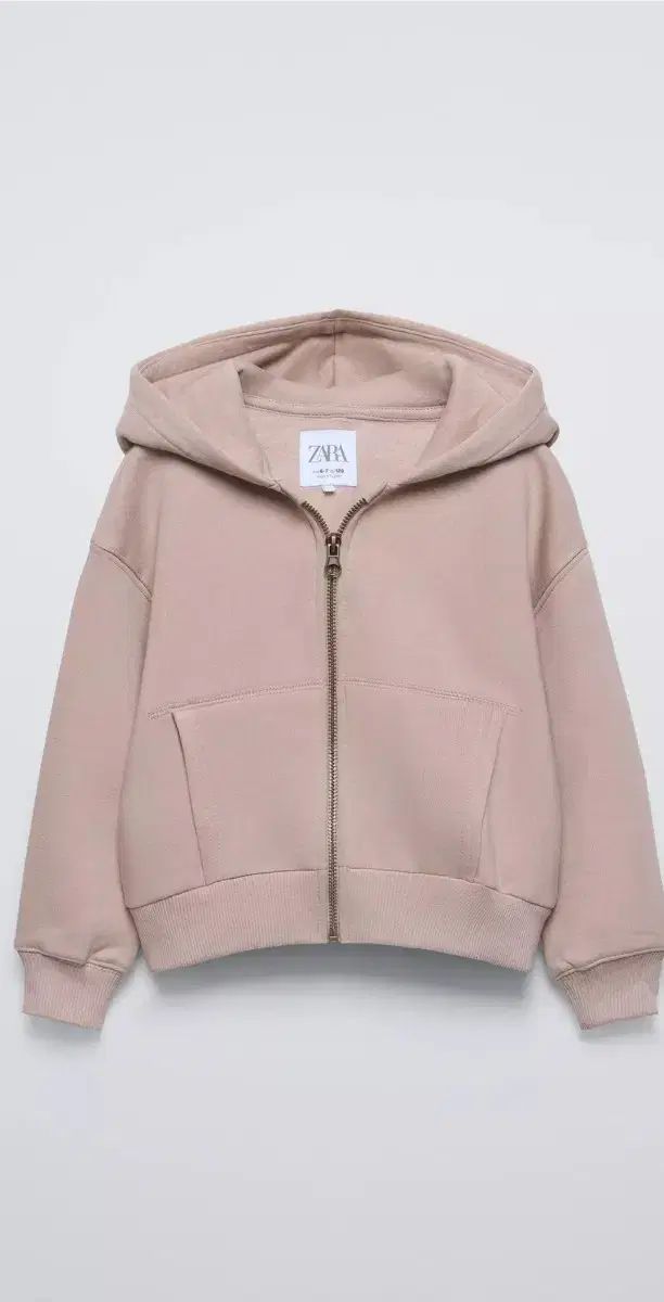 ザラキッズ 起毛ジッパー 6 ー 7y スウェットシャツ 新品
