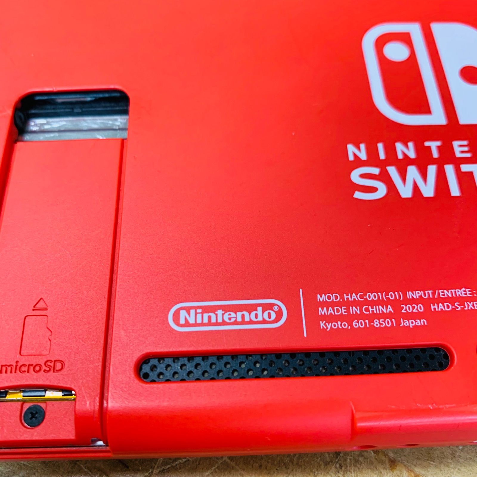 S40166 初期化 動作OK ニンテンドーSwitch マリオレッド - メルカリ
