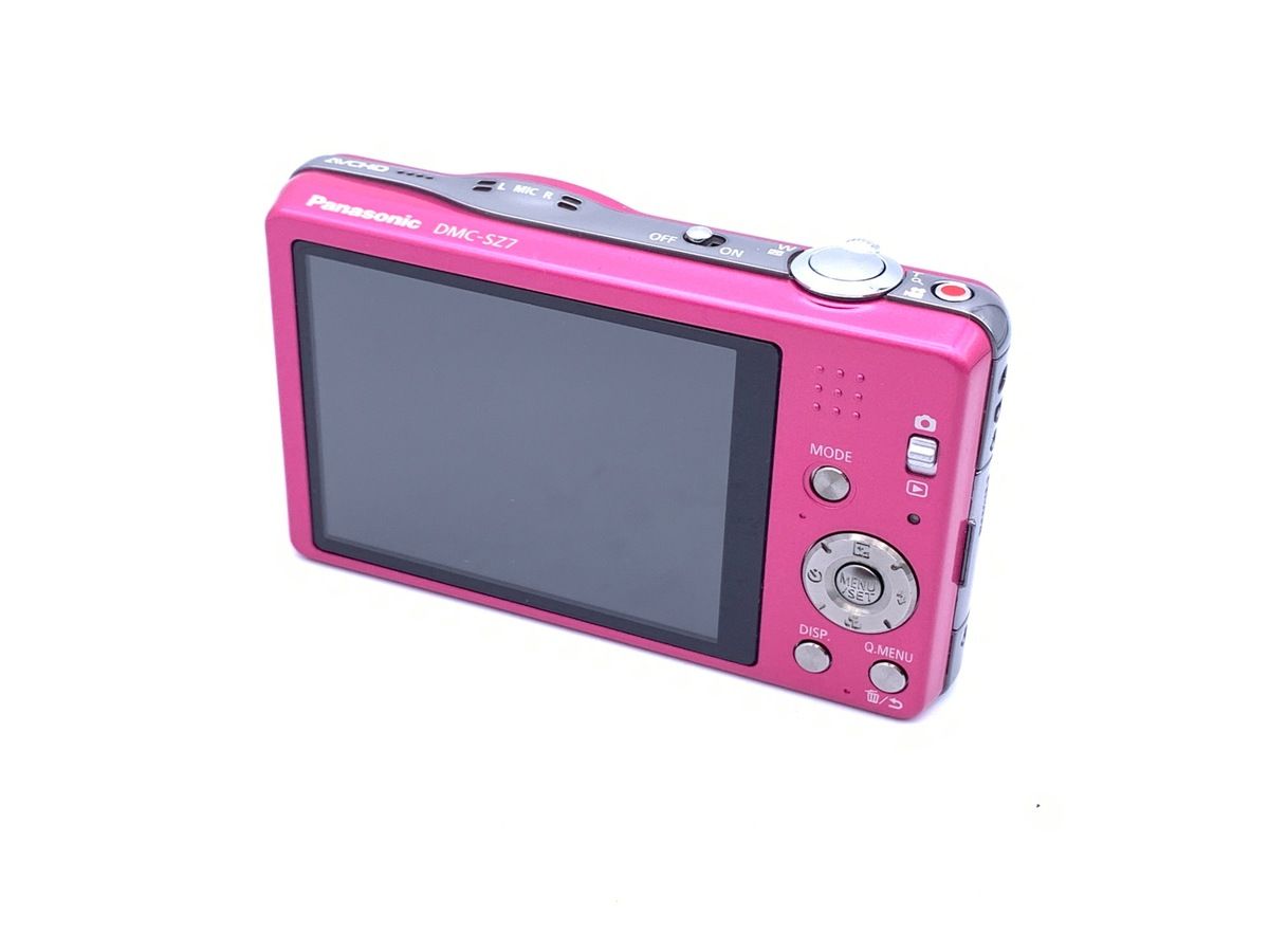 中古】 パナソニック デジタルカメラ ルミックスSZ7 光学10倍 ピンク