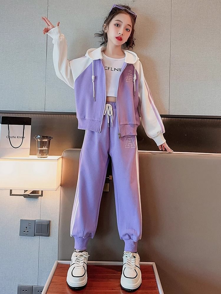 100％ 品質保障！ 子供用ジャージ 子供 服 女の子 セットアップ フード付き 長袖 子供ジャージ 子供服 セットアップ 女の子 韓国 上下 2点 セット 春秋 パーカー ジップアップ パンツ ダンス衣装 子供服 おしゃれ かわいい カジュアル shaoying01 お買い得特価商品。