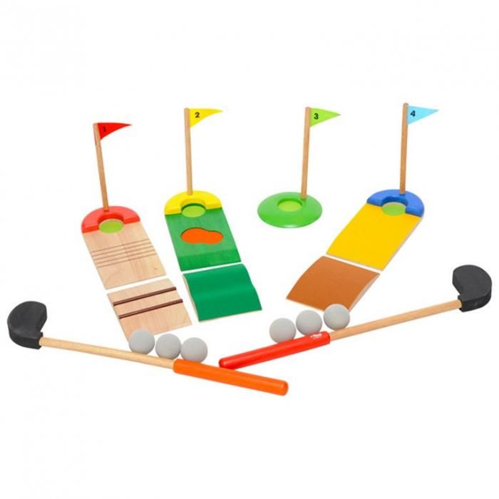 ゴルフセット S913B プレゼント 木のおもちゃ 知育玩具 ボイラ ゴルフセット 室内 パターゴルフ 誕生日 木製 子供 キッズ セット おうち時間