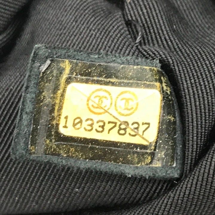 美品 CHANEL シャネル ココマーク クルーズライン キャンバス がま口 プラチェーン ショルダー バッグ ミラー付き ブラック a3591 CHANEL - 美品 CHANEL シャネル ココマーク クルーズライン キャンバス
