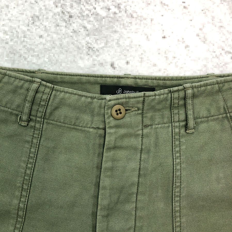 Johnbull ジョンブル コットン ベイカーパンツ ap456 オリーブ L