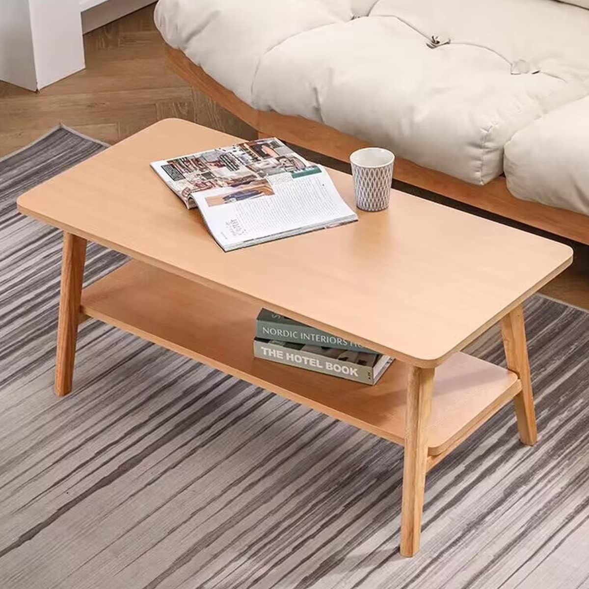 【人気商品】カフェテーブル 収納棚 机 折りたたみテーブル 木製 新生活 リビングテーブル コンパクト センターテーブル 一人暮らし 折りたたみ 幅80cm 棚付き おしゃれ ローテーブル Yumcute