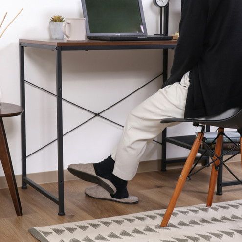 左右組み換えラック付きデスク ルカ ストーン/NA/BR 73613/73612/73611  