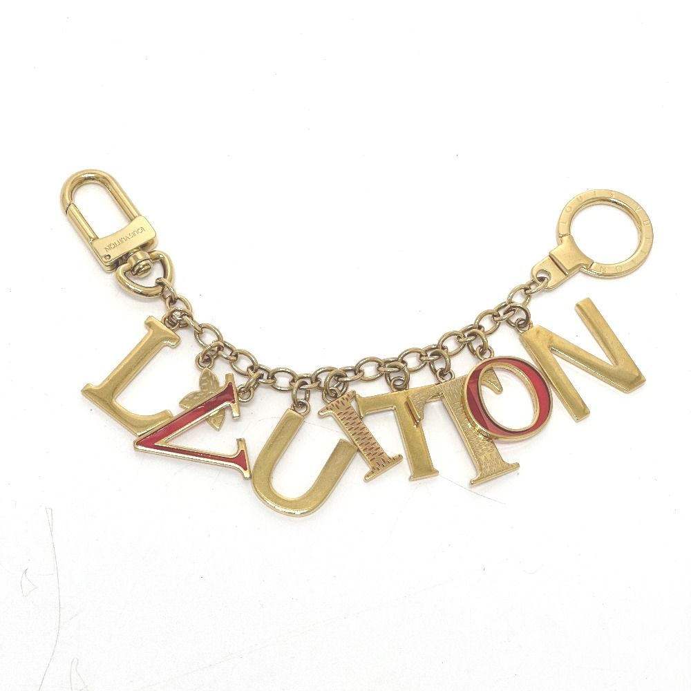 ルイヴィトン M61020 ポルトクレイニシャル チャーム キーホルダー ルイヴィトン M61020 ポルトクレ イニシャル キーホルダー GP ゴールド