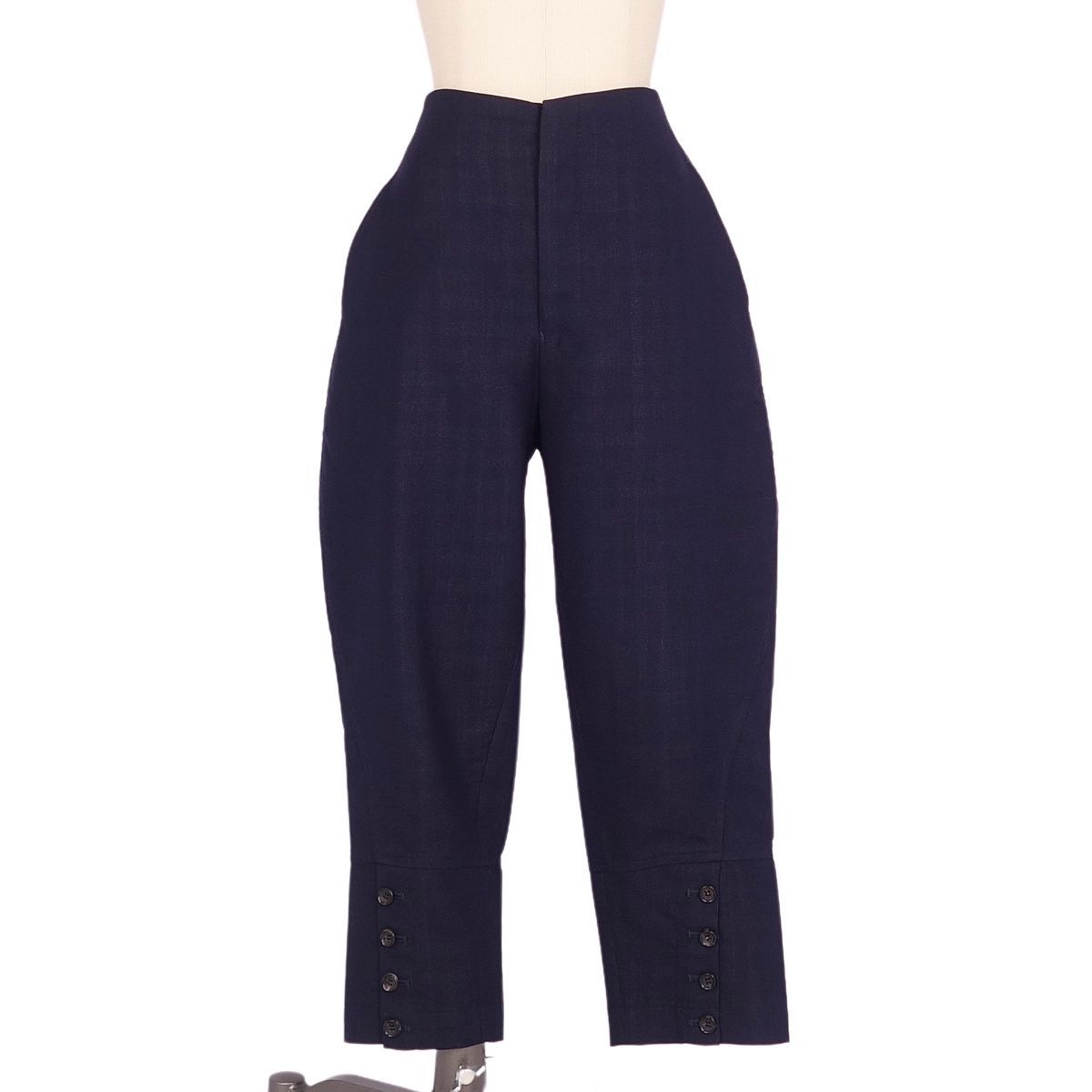 A16136 美品 コムデギャルソンコムデギャルソン　サルエルパンツ紺xs コムデギャルソンサルエルパンツ ネイビー XSサイズ