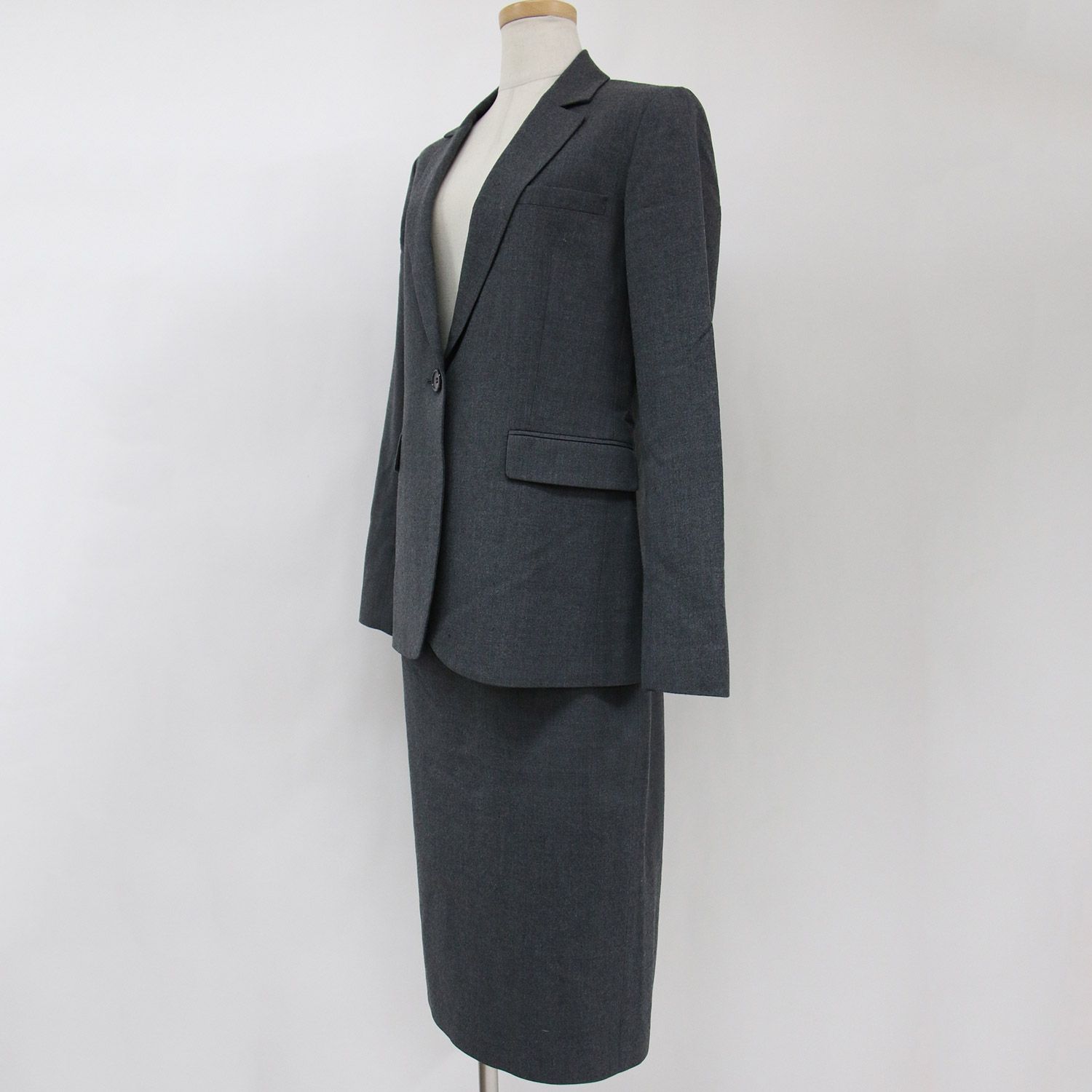 セオリー セオリーリュクス スーツ セットアップ グレー 美品 theory