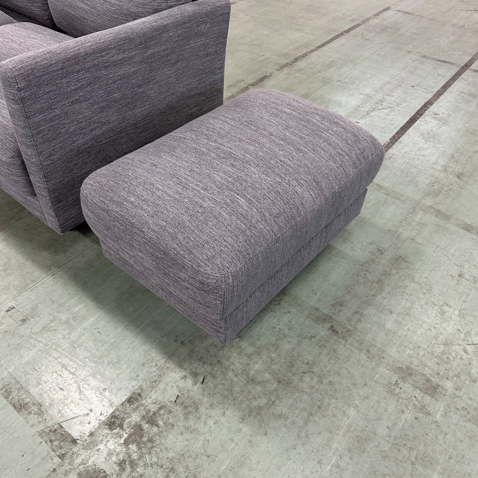 NITORI ニトリ 2人掛け用 ファブリックソファ オットマン付き - メルカリ