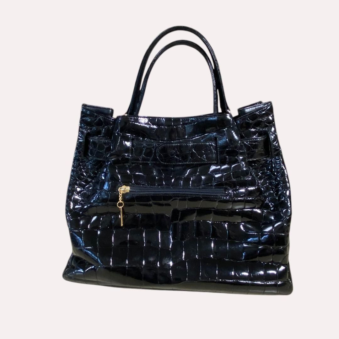 美品】 マジェスティック クロコダイル ハンドバッグ レディース 美品】 マジェスティック クロコダイル ハンドバッグ レディース
