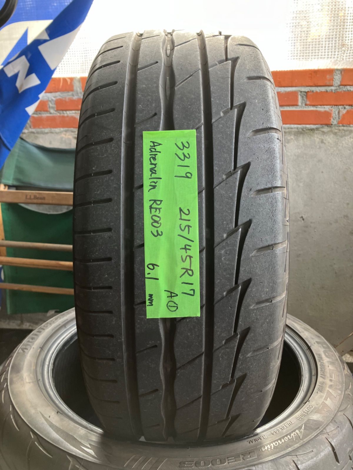 ブリヂストン POTENZ RE003 215/45R17 18年製 4本 ② 215/45R17 ポテンザRE003 4本 溝あり 16年製 | DFK.QC.CA