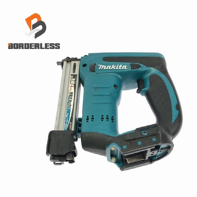 makita マキタ 14.4V 充電式タッカー ST420D 本体のみ ステープル幅4mm 長さ22mm コードレス バッテリー式 電動工具 108466