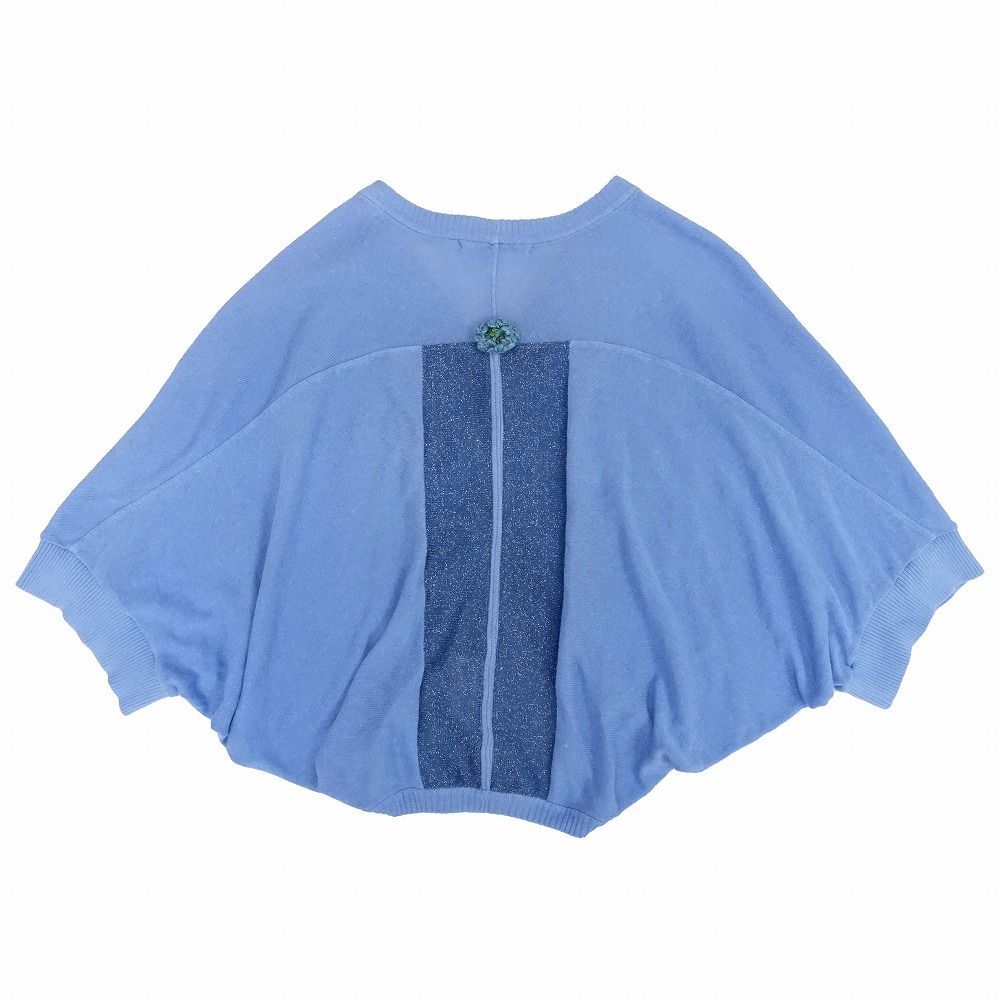 【美品】OLLEBOREBLA アルベロベロ　カーディガン　お花とブタさん　ラメ アルベロベロ OLLEBOREBLA オレボレブラ ブタさん 装飾 ドルマン