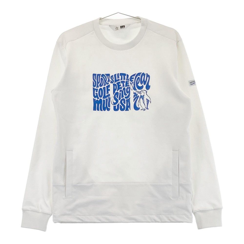サイズ：M MUNSING WEAR マンシングウェア  長袖 Tシャツ  ホワイト系 [240101361877]# ゴルフウェア メンズ ストスト