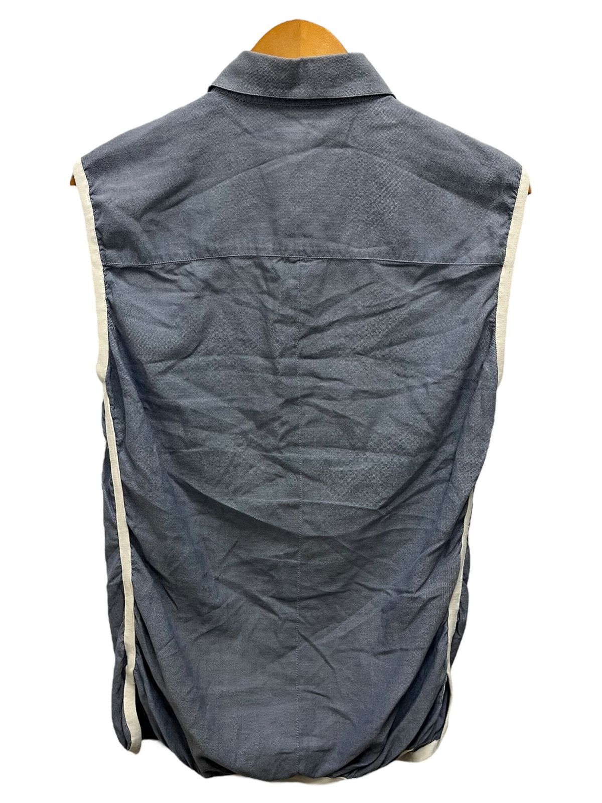 MIU MIU ミュウミュウ ベスト ノースリーブ コットン イタリア製 40 15 3 4 レディース 199