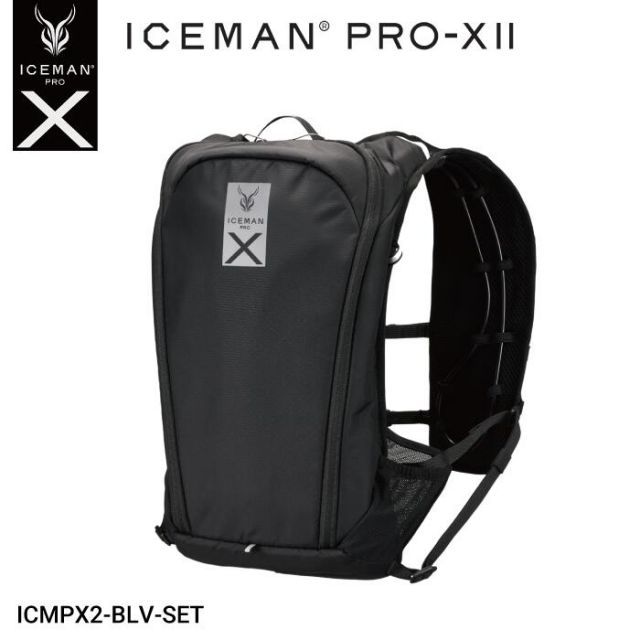 山真製鋸 Y sGODJAPAN ICMPX2-SET アイスマン プロエックス2 フリーサイズ 冷服 ベスト バッテリ5200mAhセット 充電ケーブル 即使用可 冷感ベスト 水冷服 空調服 熱中症対策 暑さ対策 アウトドア アイスマンベスト
