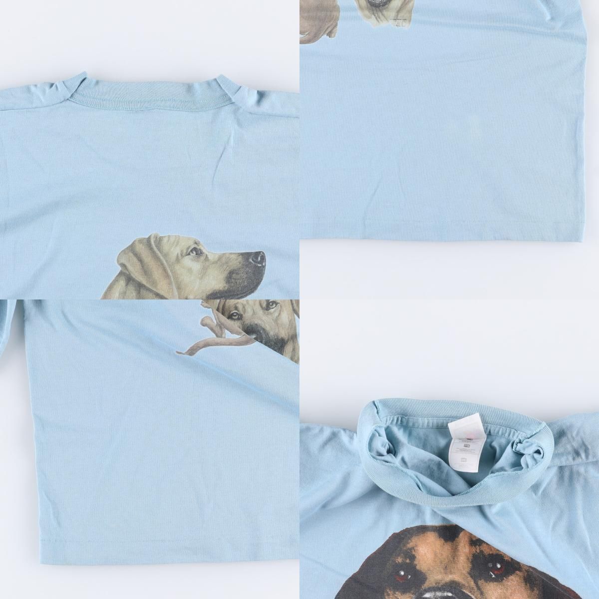 犬柄 アニマルTシャツ|eaa548762