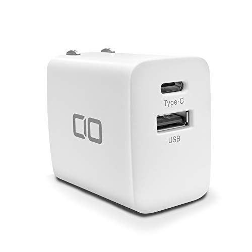 CIO USB 充電器 コンセント PD 20W タイプC(USB-C)+USB-A 2ポート [ CIO USB 充電器 コンセント PD 20W タイプC(USB-C)+USB-A 2ポート [