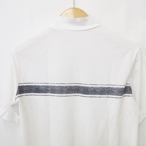 新品 トラヴィスマシュー 半袖シャツ 総柄 ホワイト Mサイズ トラヴィスマシュー Travis Mathew ゴルフ スポーツウエア