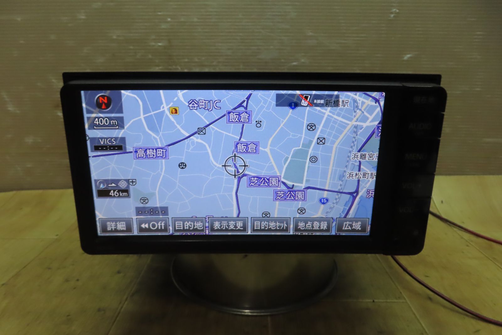 付 F2052|トヨタ純正 NSCP-W64 SDナビ 地図2015年 地デジTVワンセグ内蔵 Bluetooth内蔵 CD再生OK 本体のみ