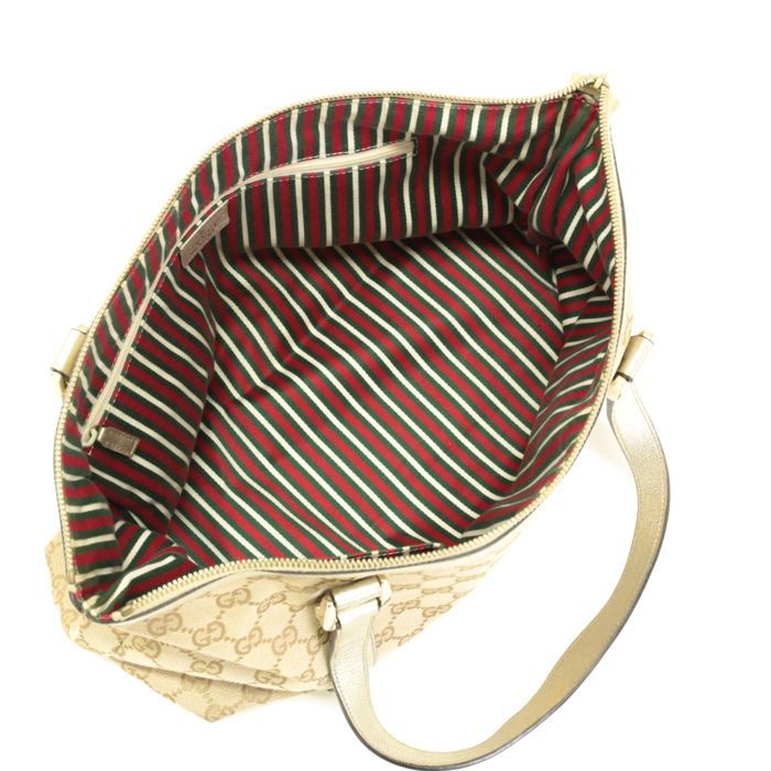 グッチ / GUCCI トートバッグ GGキャンバス レザー 141470 肩掛け