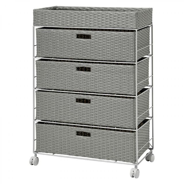 萩原 Hagihara RAN-2413GY ランドリー 新生活 インテリア 家具おしゃれ