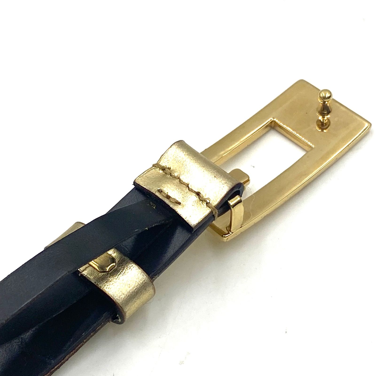 シリアルあり ロゴバックル