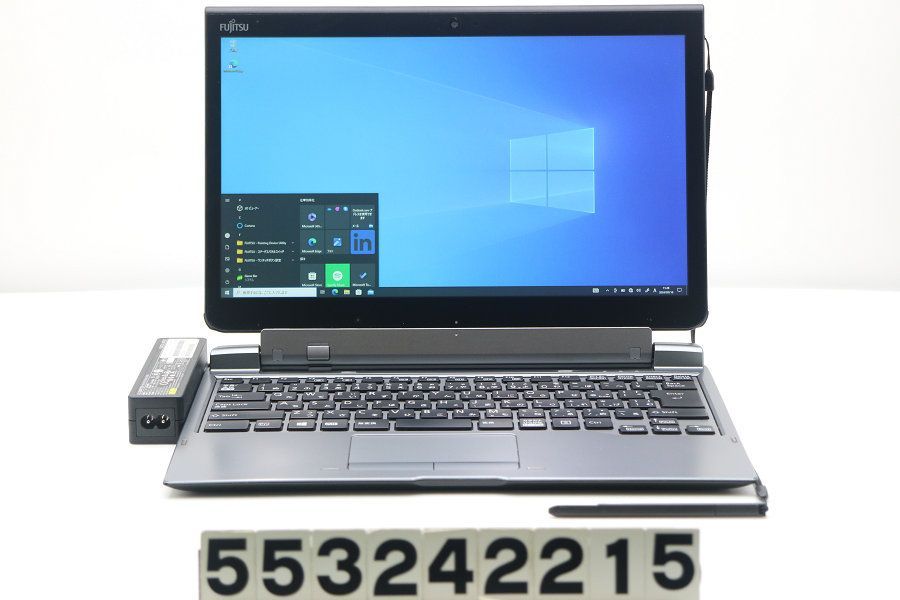 富士通 ARROWS Tab Q737/R Core i7 7600U 2.8GHz/8GB/256GB(SSD)/13.3W/FHD(1920x1080) タッチパネル/Win10 【553242215】