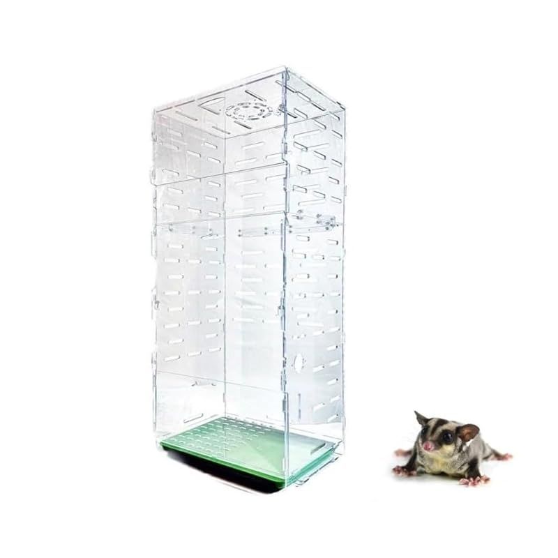 【中古】 モモンガ アクリルケージ 美中古フクロモモンガ用アクリルケージ