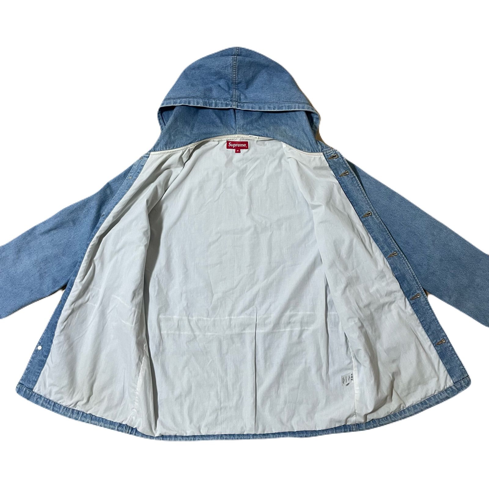 Supreme 14ss Classic Logo Hooded Denim Parka - メルカリ