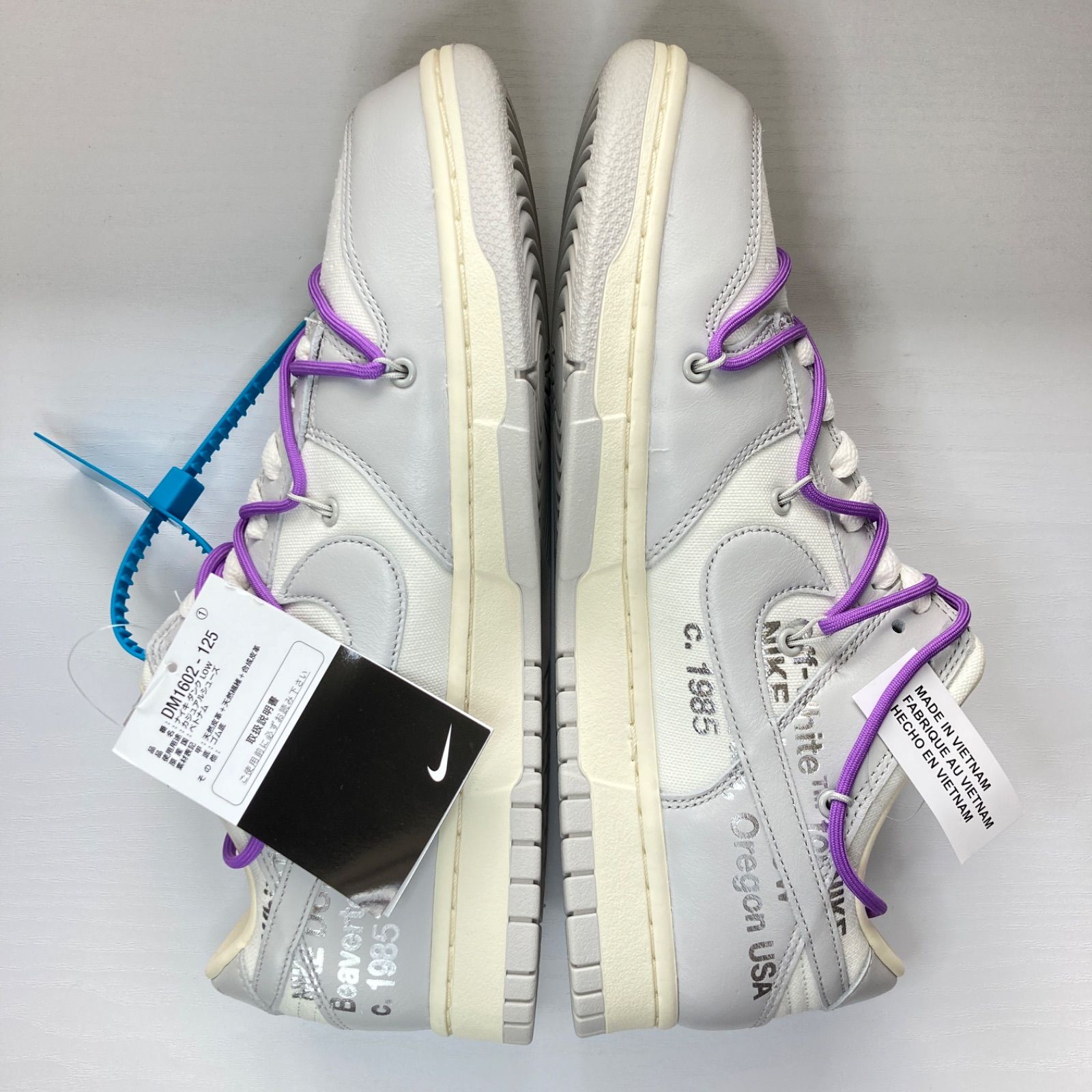 スニーカー新品 off-White×NIKE DUNk LOW 1of50 '"47"