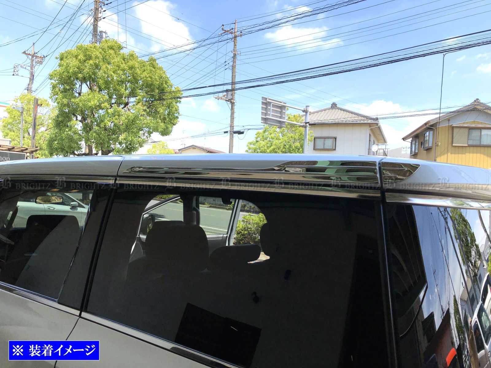 超鏡面ステンレスメッキルーフモール