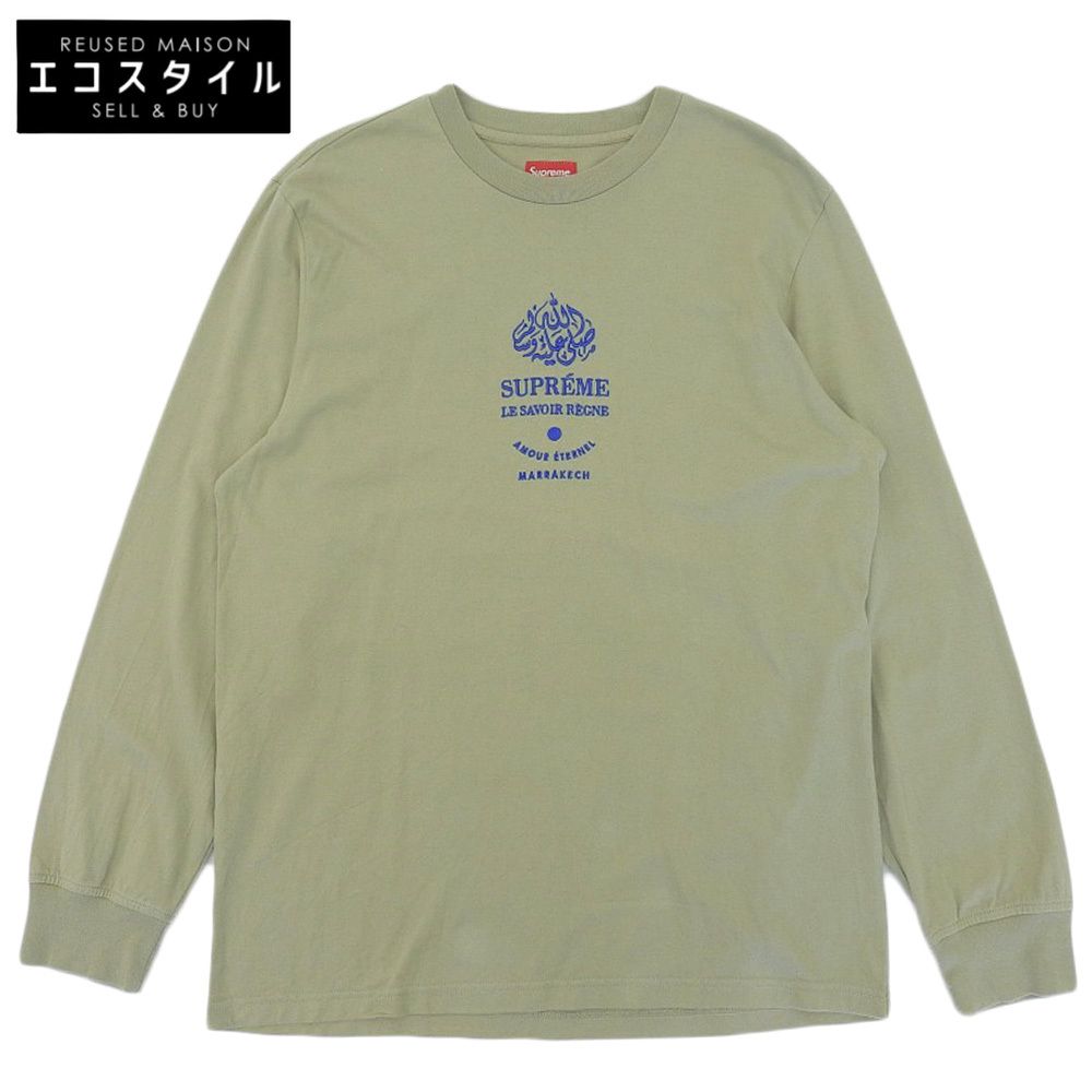 Supreme シュプリーム Supreme シュプリーム Marrakech L/S Tee コットン100% トップス メンズ オリーブ M 19AW M