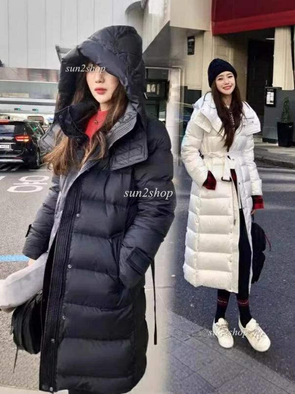 【送料無料】レディース ダウンコート 中綿コート ダウンジャケット ロング丈 暖かい きれいめ 中綿ジャケット アウター フード付き 体型カ