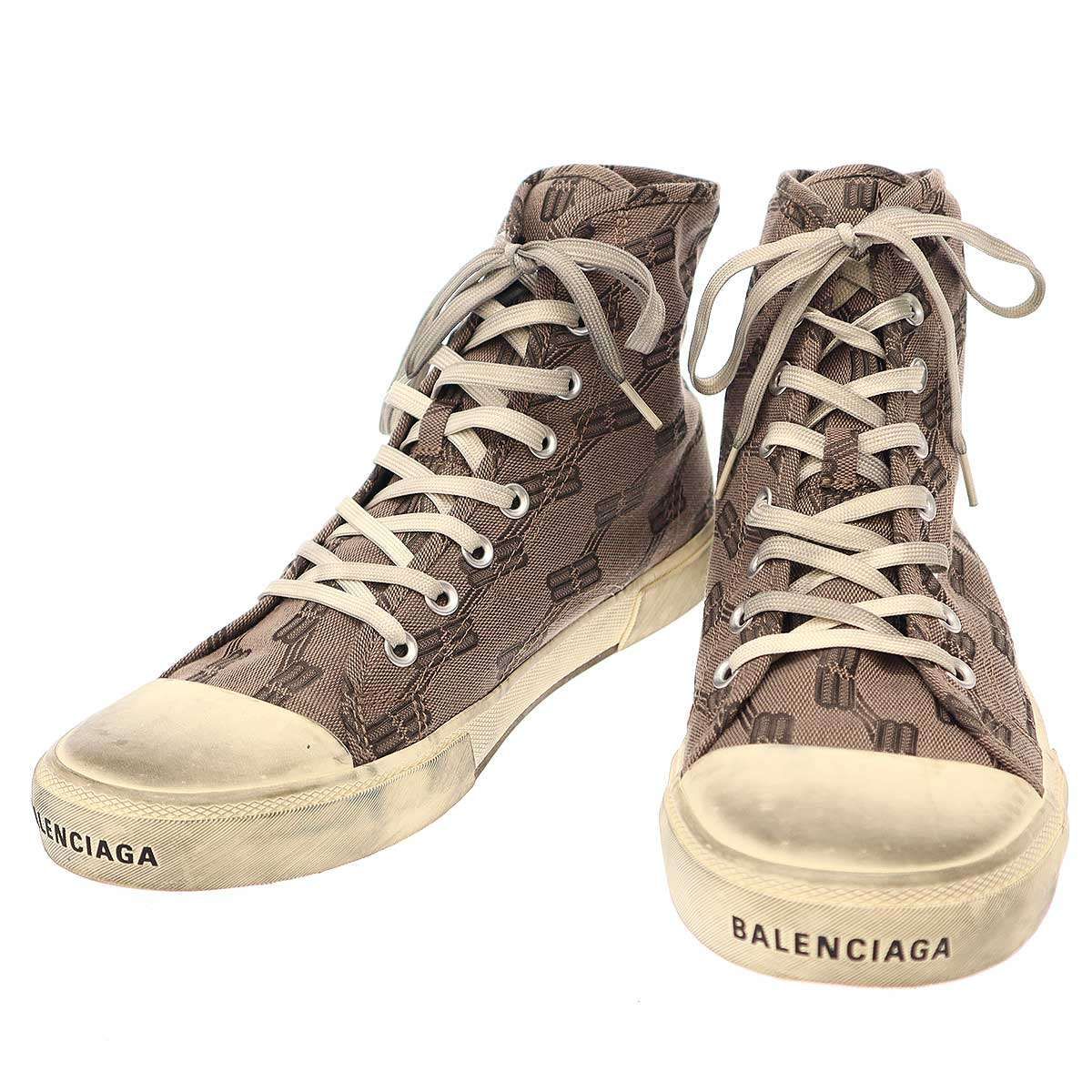 BALENCIAGA バレンシアガ 22AW PARIS HIGH TOP ヴィンテージ加工 