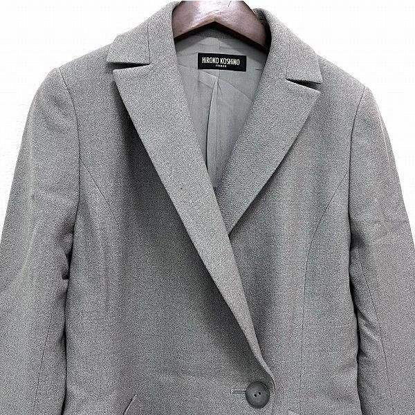 wnc ヒロココシノ HIROKOKOSHINO PREMIER スカートスーツ 9 グレー