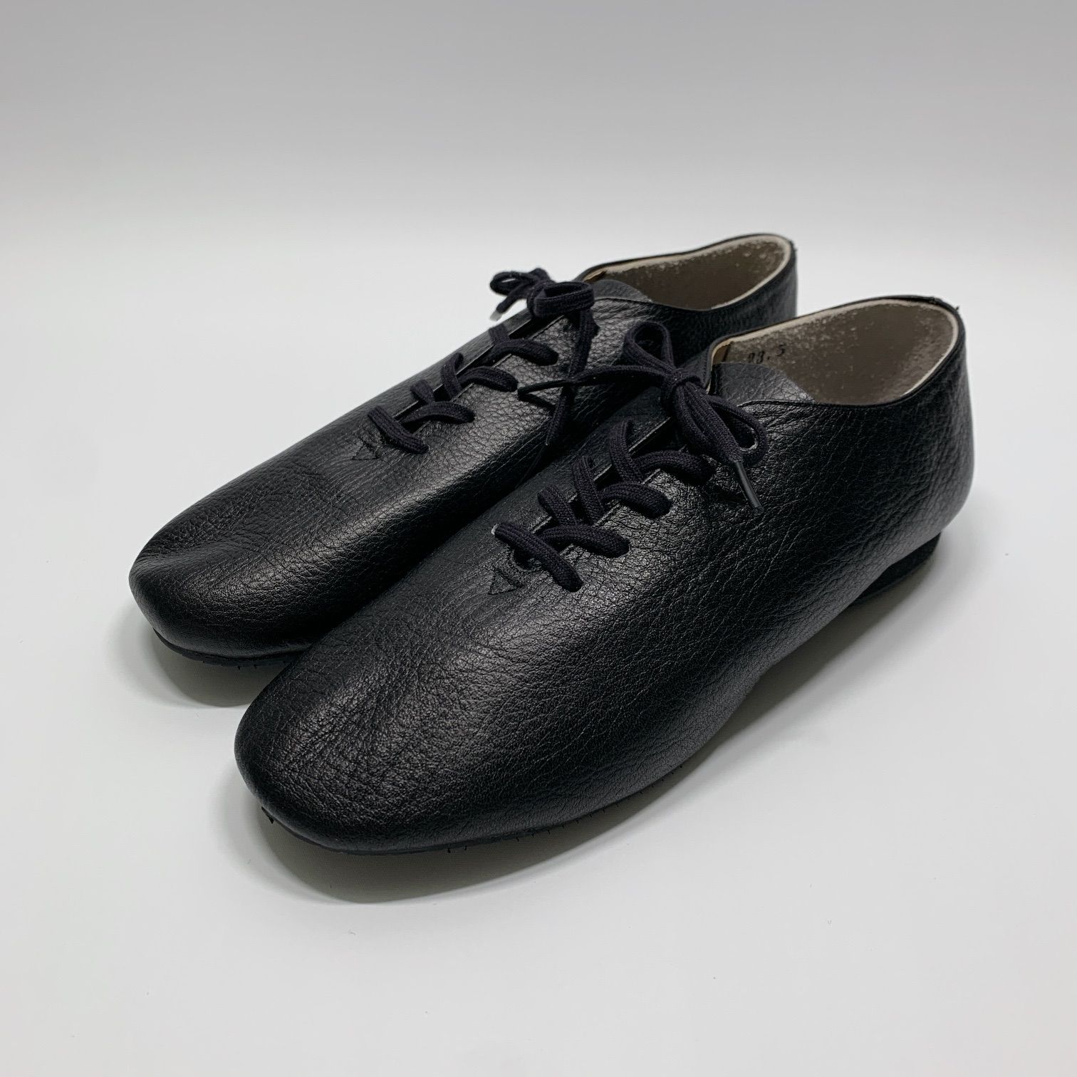 Chacott チャコット バトンシューズ 23.5 ブラック 黒 レザー バトン 