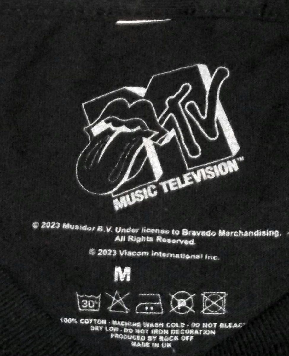 ローリング ストーンズ Tシャツ Rolling Stones MTV RAINBOW SHADOW TONGUE 正規品 ロックTシャツ Music  Television 関連 - メルカリ