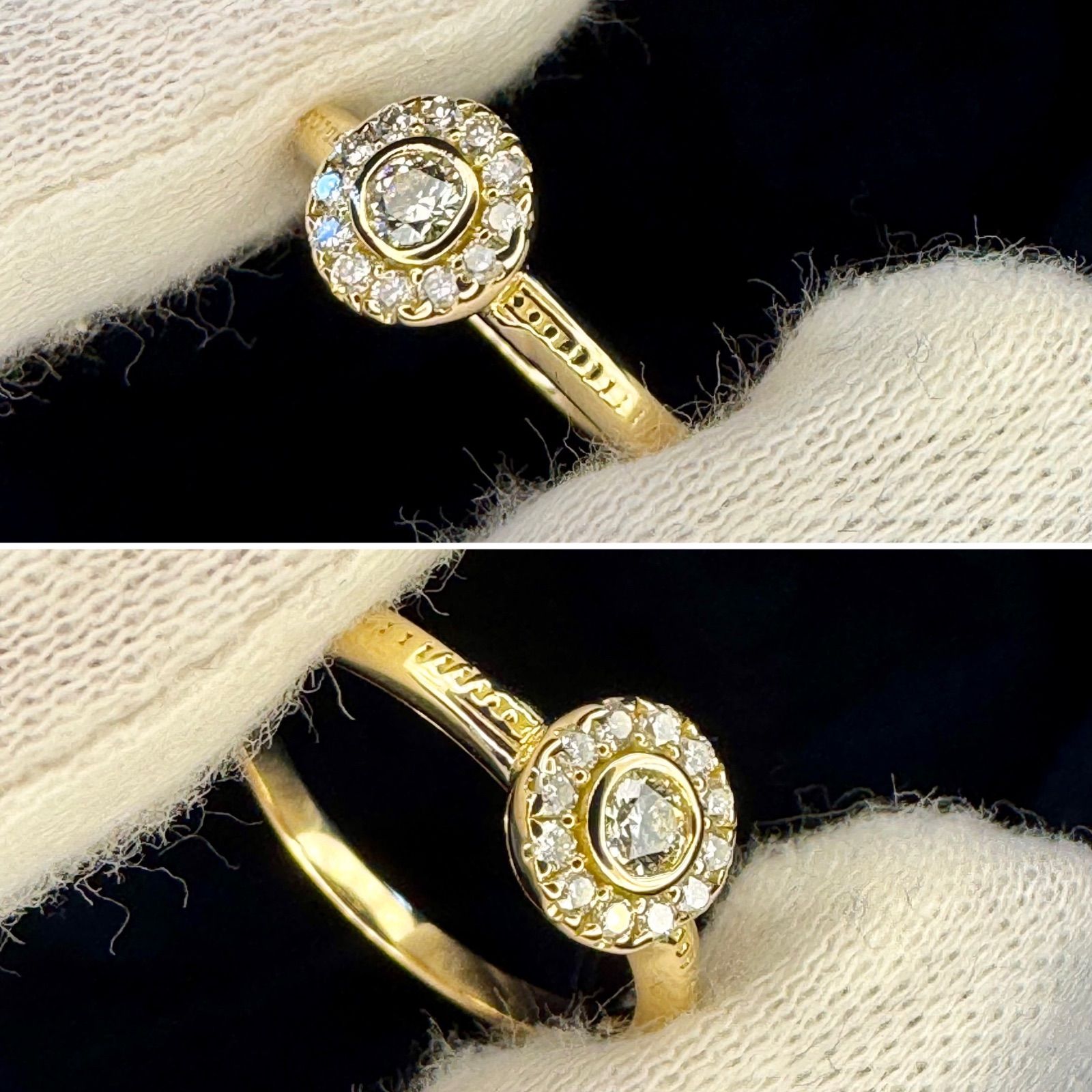 ヴェレッタオッターヴァ◇K18YG*13号*ダイヤモンドリング*指輪 - メルカリ