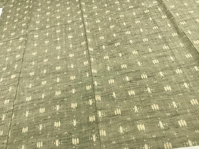 平和屋着物▽上質な紬 単衣 矢羽文 正絹 逸品 AAAV2794fy - メルカリ