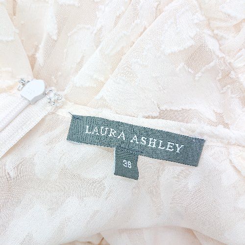 ◇ Laura Ashley ローラア シュレイ 半袖 ブラウス サイズ38 ベージュ系 レディース E  【1408220032310】