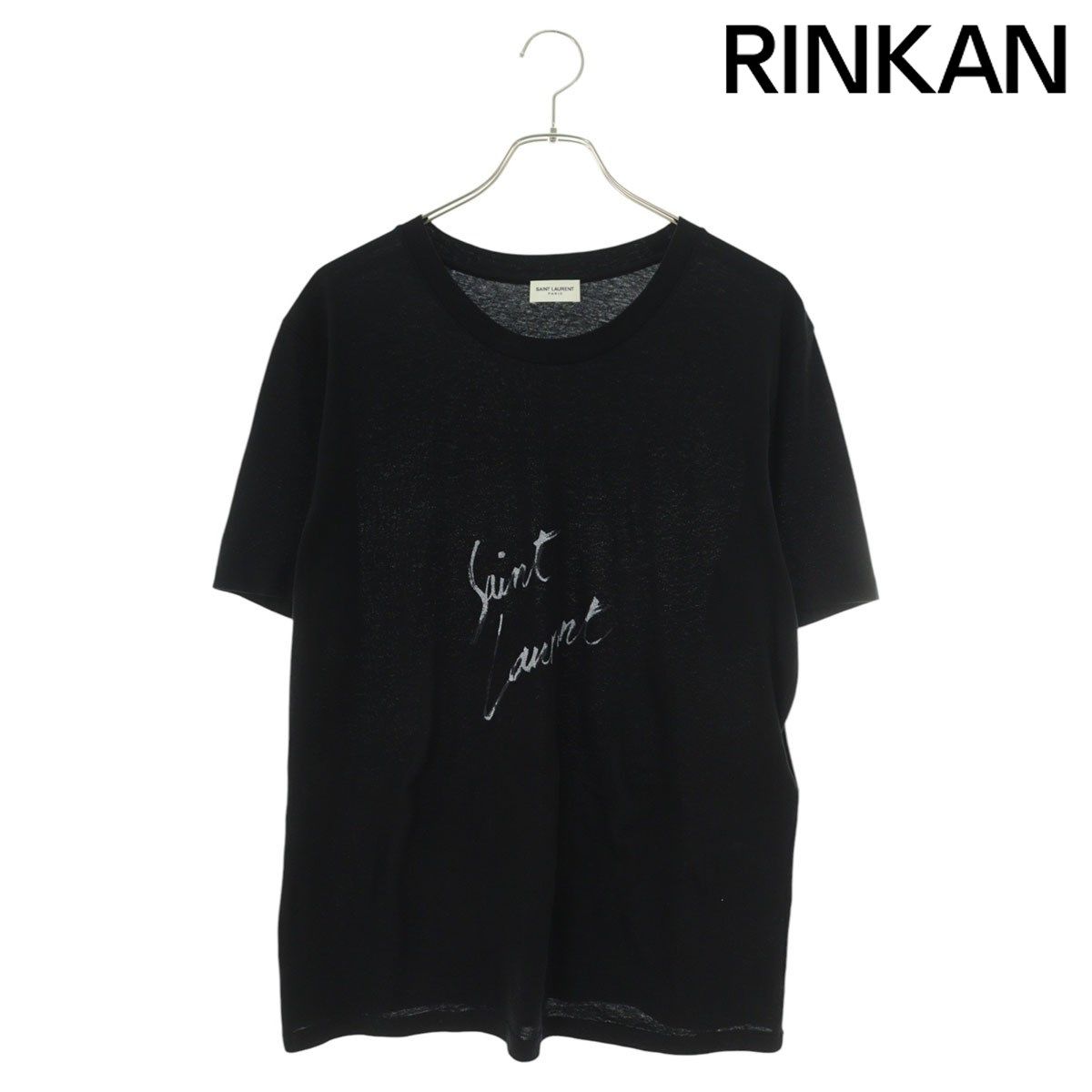 サンローランパリ  480335 YB2IS ロゴTシャツ メンズ S