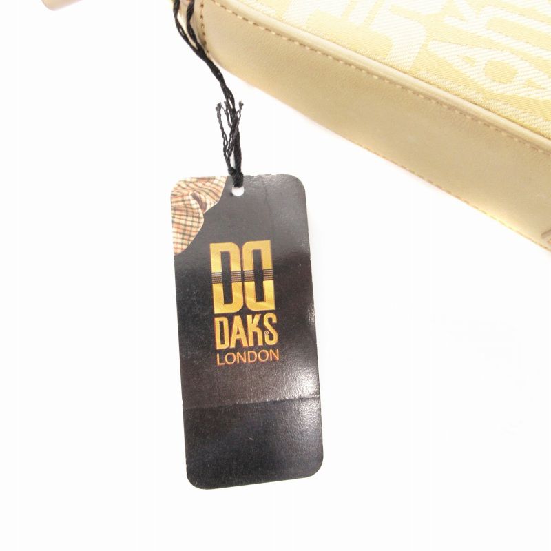想屋　ハンドバッグ　草履　セット　箱付き　タグ付き　新品未使用　ベージュ　グレー ダックス DAKS タグ付き ミニハンドバッグ ショルダー 2WAY 斜め