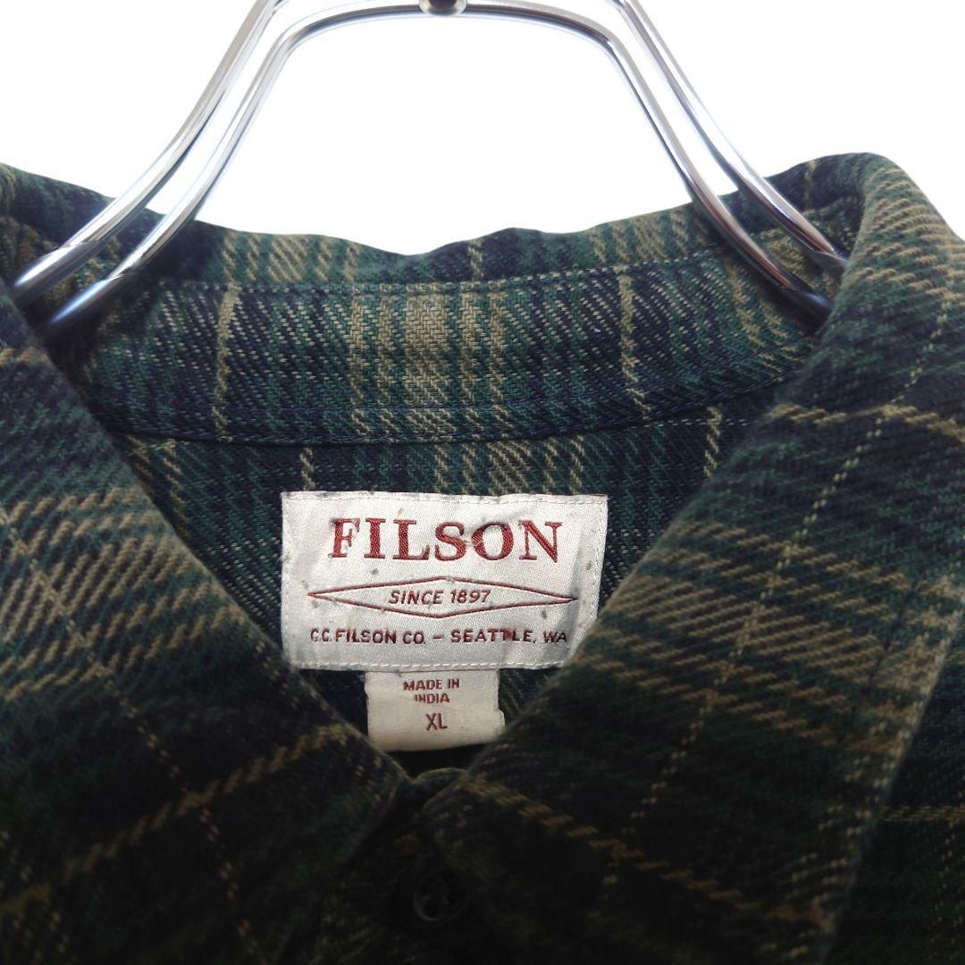 FILSON】コットン ネルシャツ A-3149、 - メルカリ
