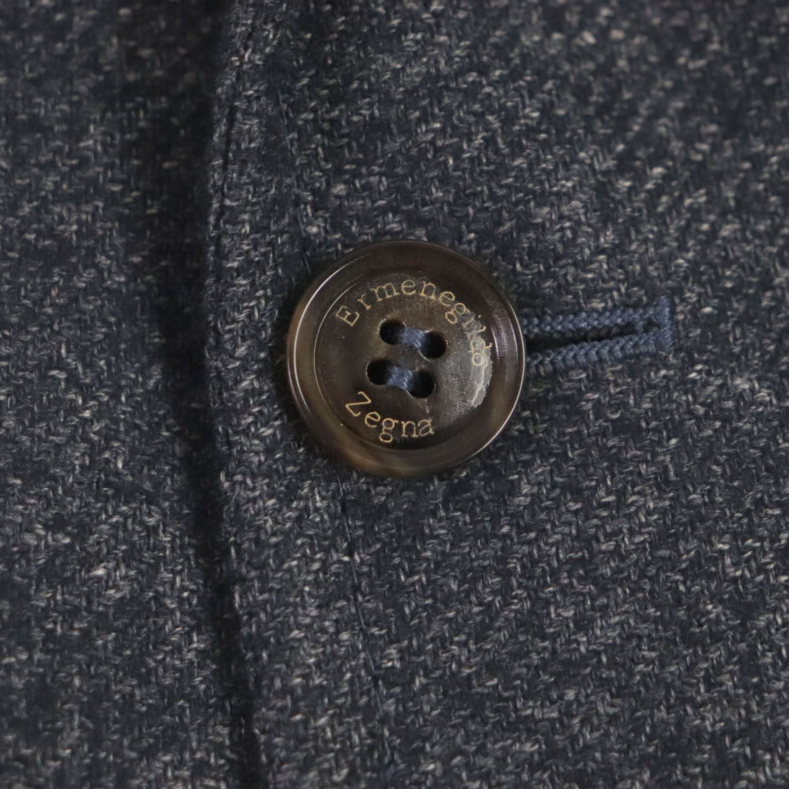 極美品▽Ermenegildo Zegna エルメネジルド ゼニア アンゴラ混 織柄  