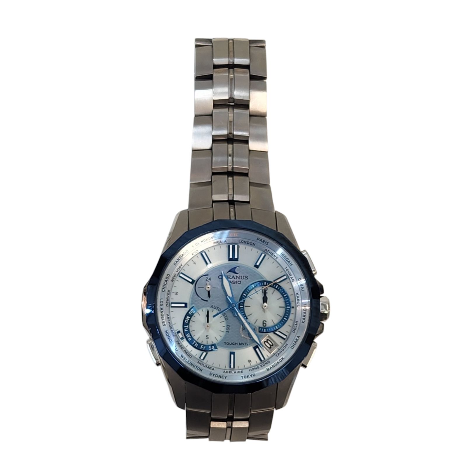 時計 CASIO OCEANUS OCW-S2400P-2AJF CASIO 腕時計 OCEANUS Manta OCW-S2400P-2AJF ソーラー電波時計 完品