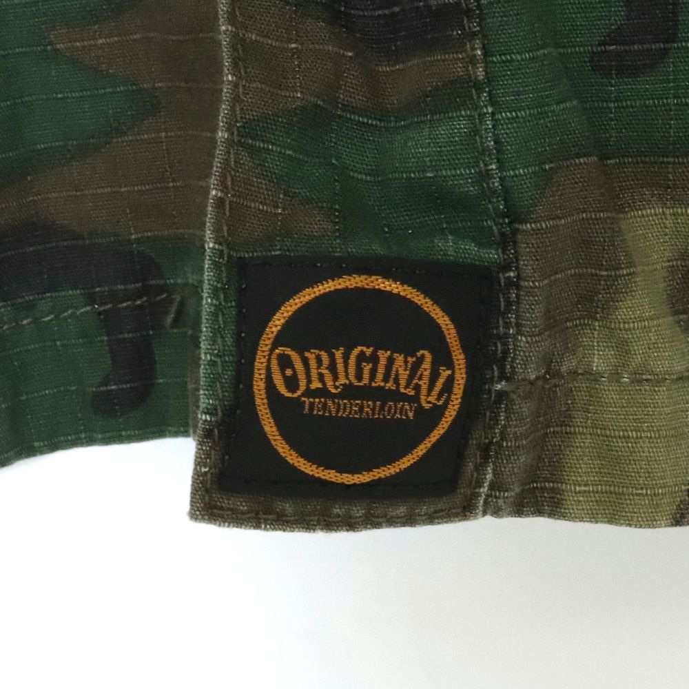 テンダーロイン リップストップ カモ ジャケット TENDERLOIN テンダーロイン 20SS MOCK BDU RIP STOP JKT CAMO