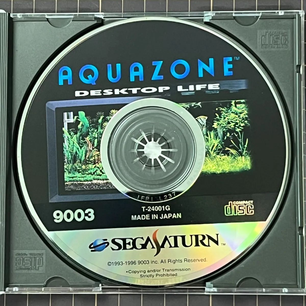 SEGA SATURN セガサターンソフト 熱帯魚育成シミュレーション