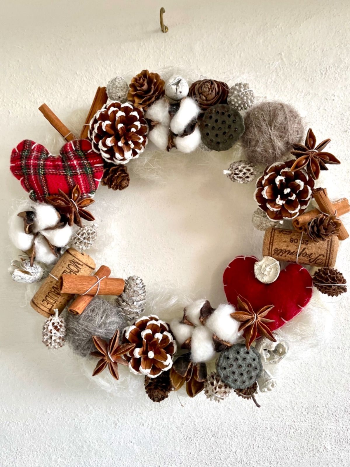 【SOLD】森のハートのクリスマスリース SOLD】森のハートのクリスマスリース