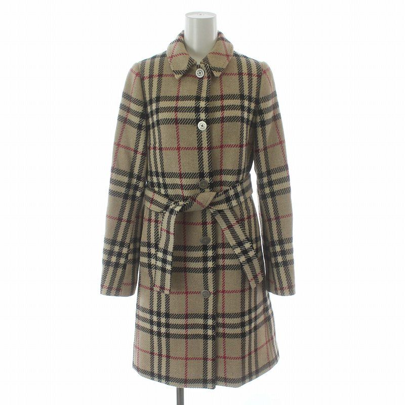 BURBERRY LONDONノバチェック ライナー付ステンカラーコート着脱式
